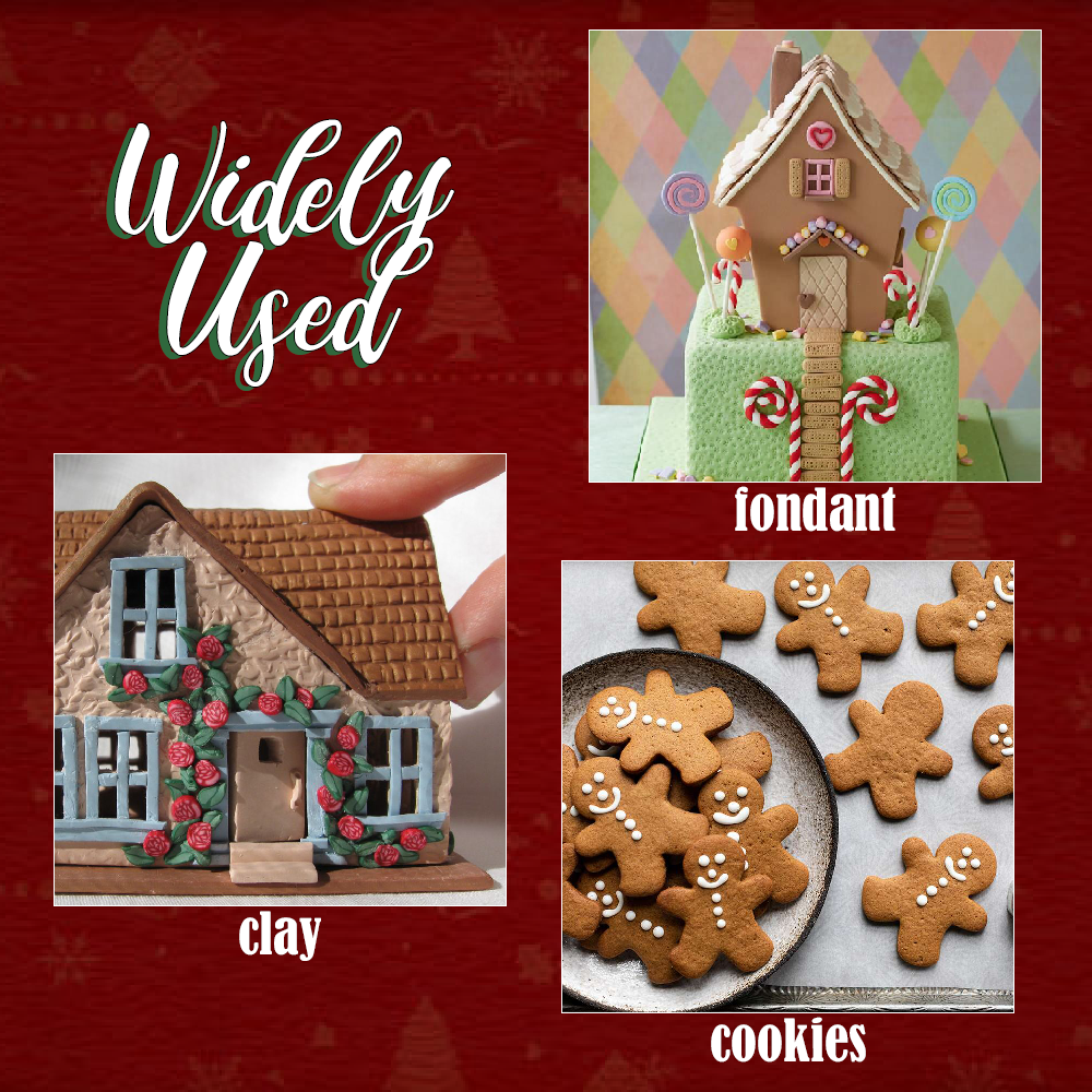 3D Ginger Bread House Cookie Set